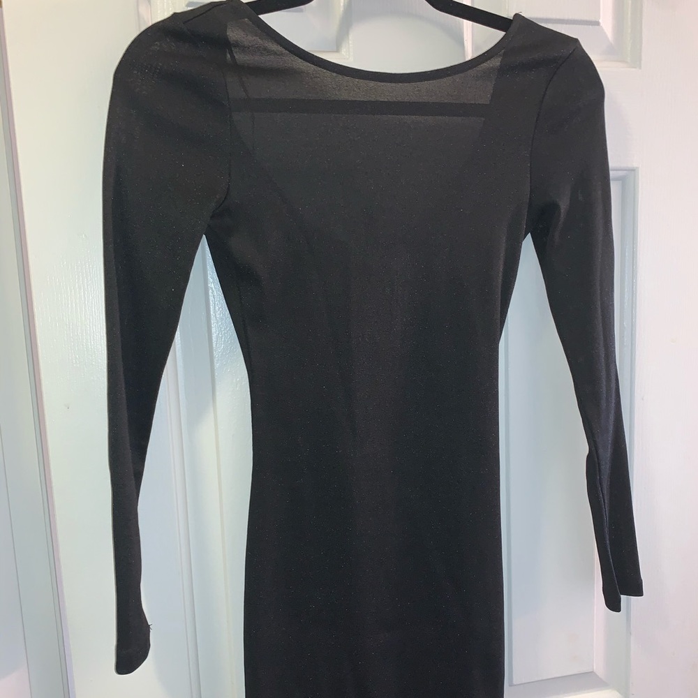 Fire black sexy dress